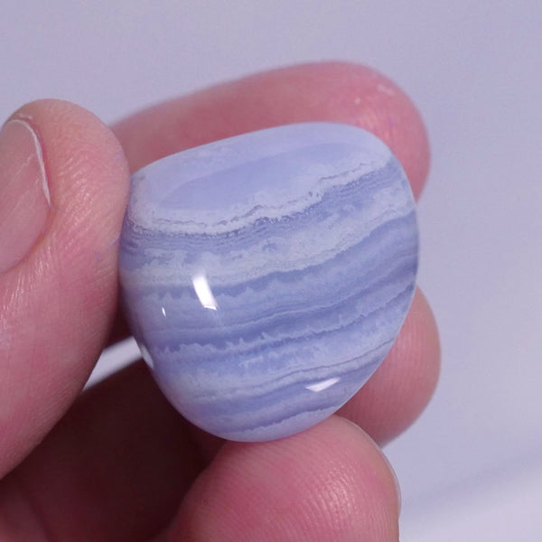 Load image into Gallery viewer, Calming - Blue Lace Agate Tumbled Stone