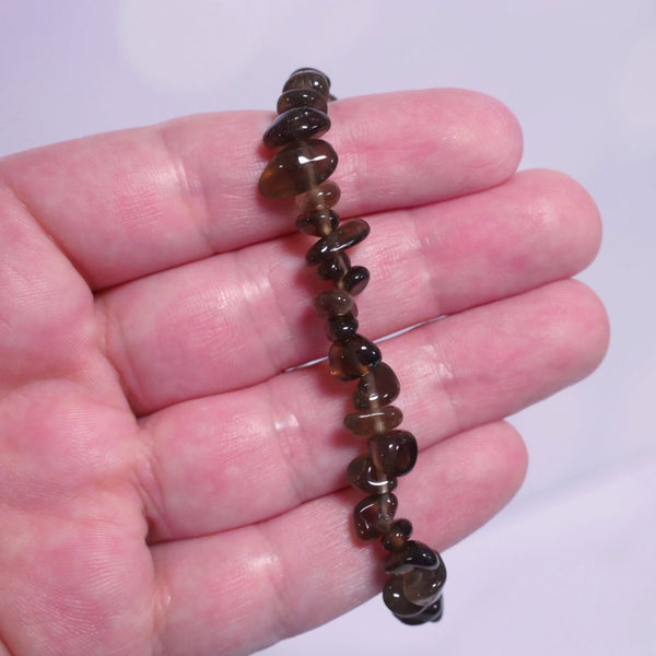 Load image into Gallery viewer, Protection - Smokey Quartz Chip Bracelet