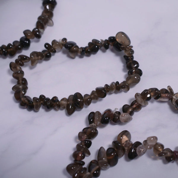 Load image into Gallery viewer, Protection - Smokey Quartz Chip Bracelet