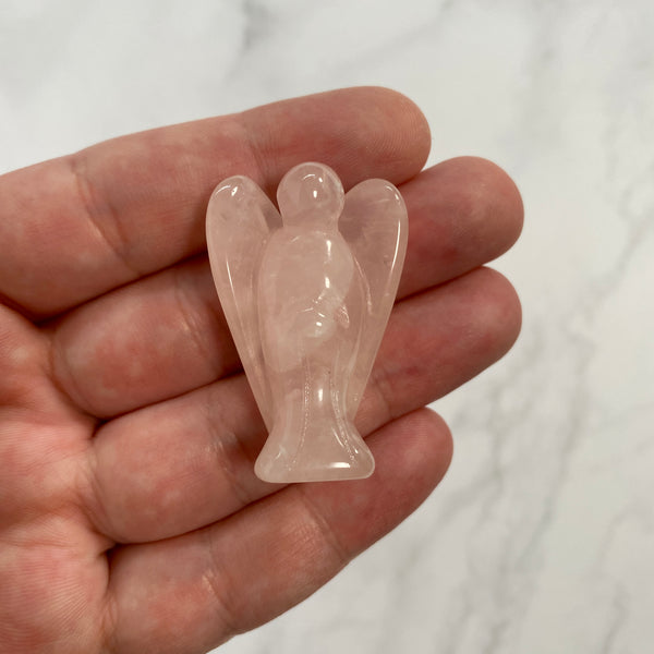 Load image into Gallery viewer, Rose Quartz Angel (4cm)