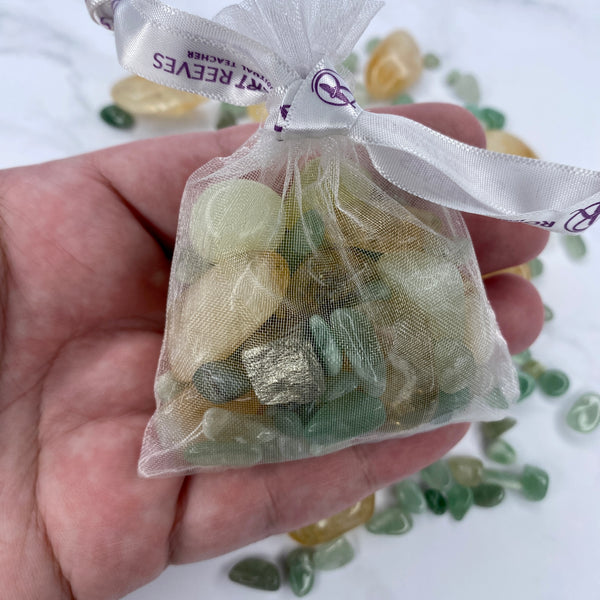 Load image into Gallery viewer, Abundance and Prosperity Angel Pouch