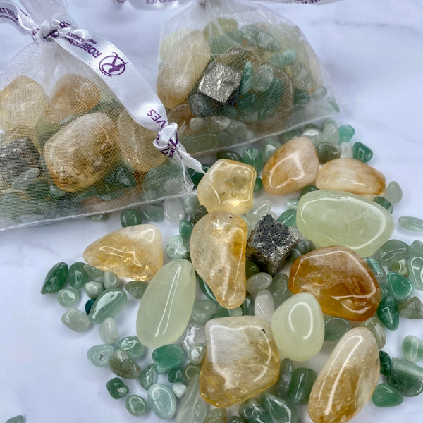 Load image into Gallery viewer, Abundance and Prosperity Angel Pouch