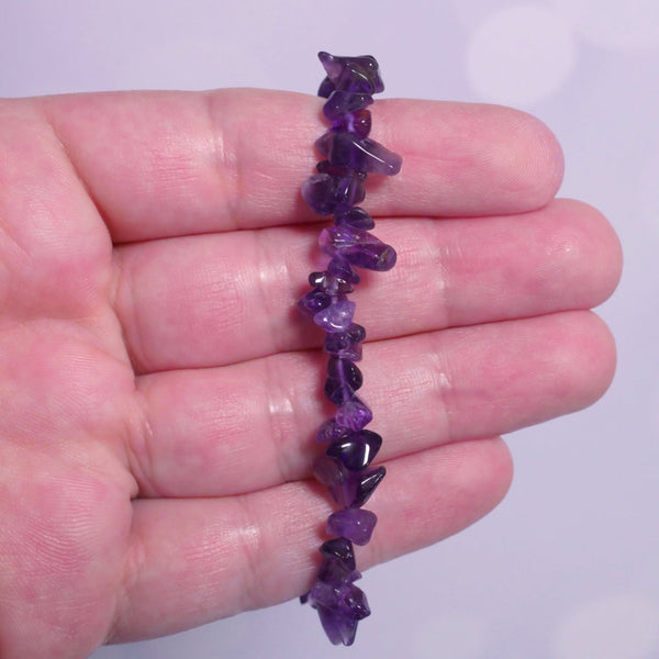 Load image into Gallery viewer, Intuition - Amethyst Chip Bracelet
