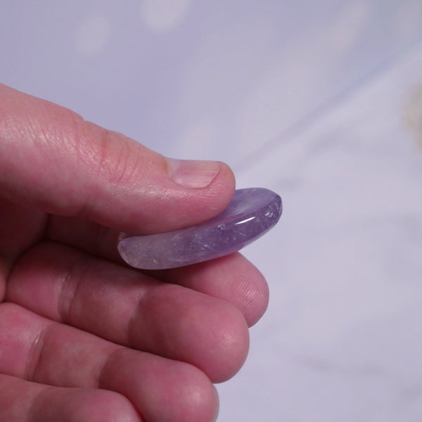 Load image into Gallery viewer, Intuition - Amethyst Thumb Stone
