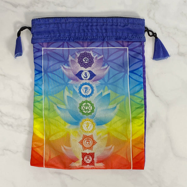 Load image into Gallery viewer, Chakra Oracle Card Pouch
